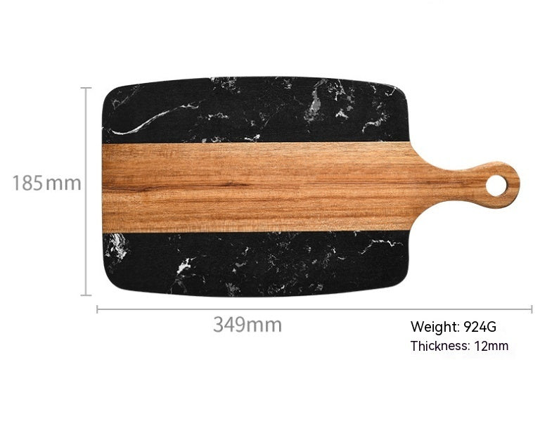 Marble Stitching Acacia Mangium Chopping Board